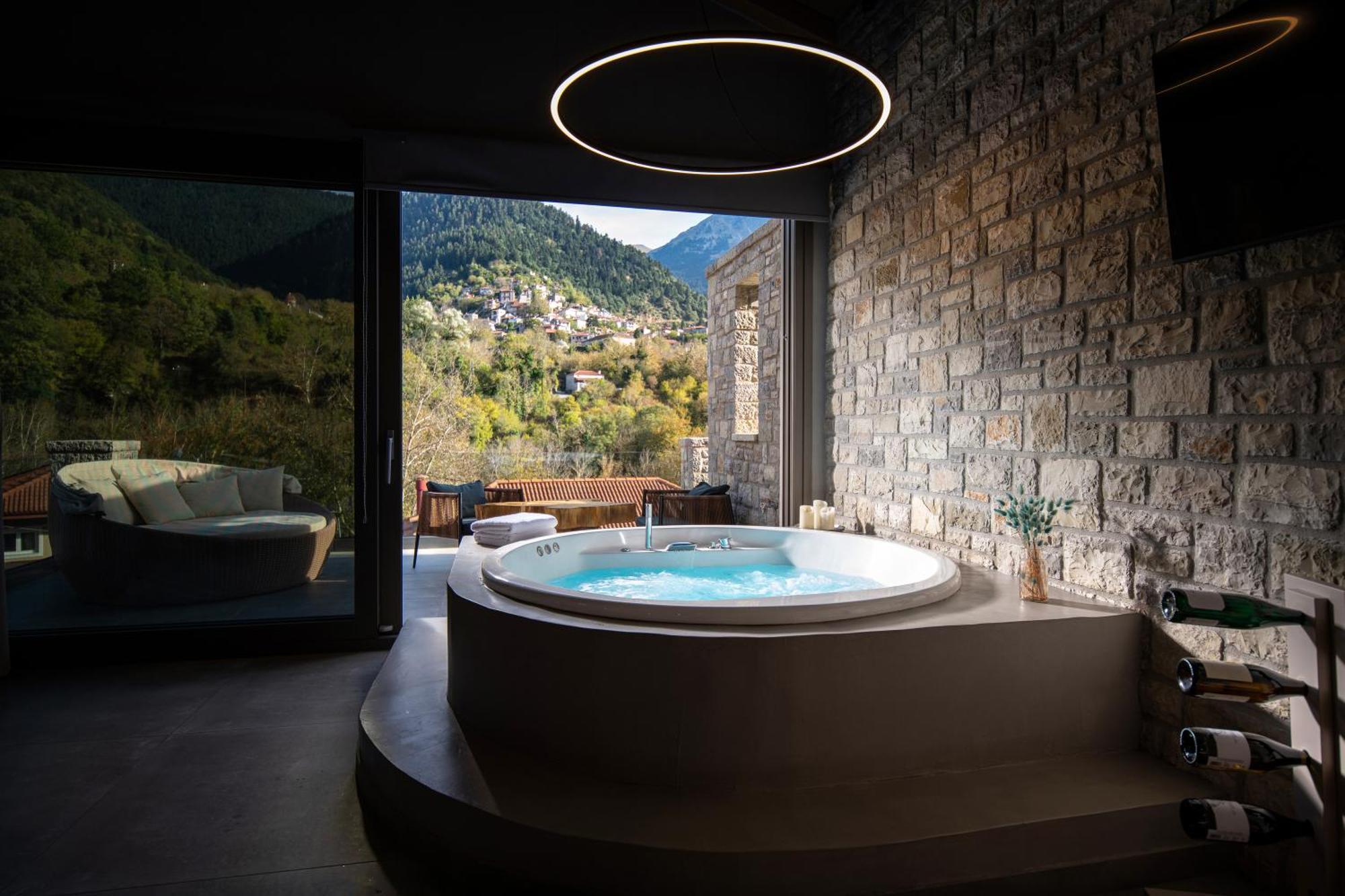 Evora Luxury Suites Mega Chorio Exterior foto