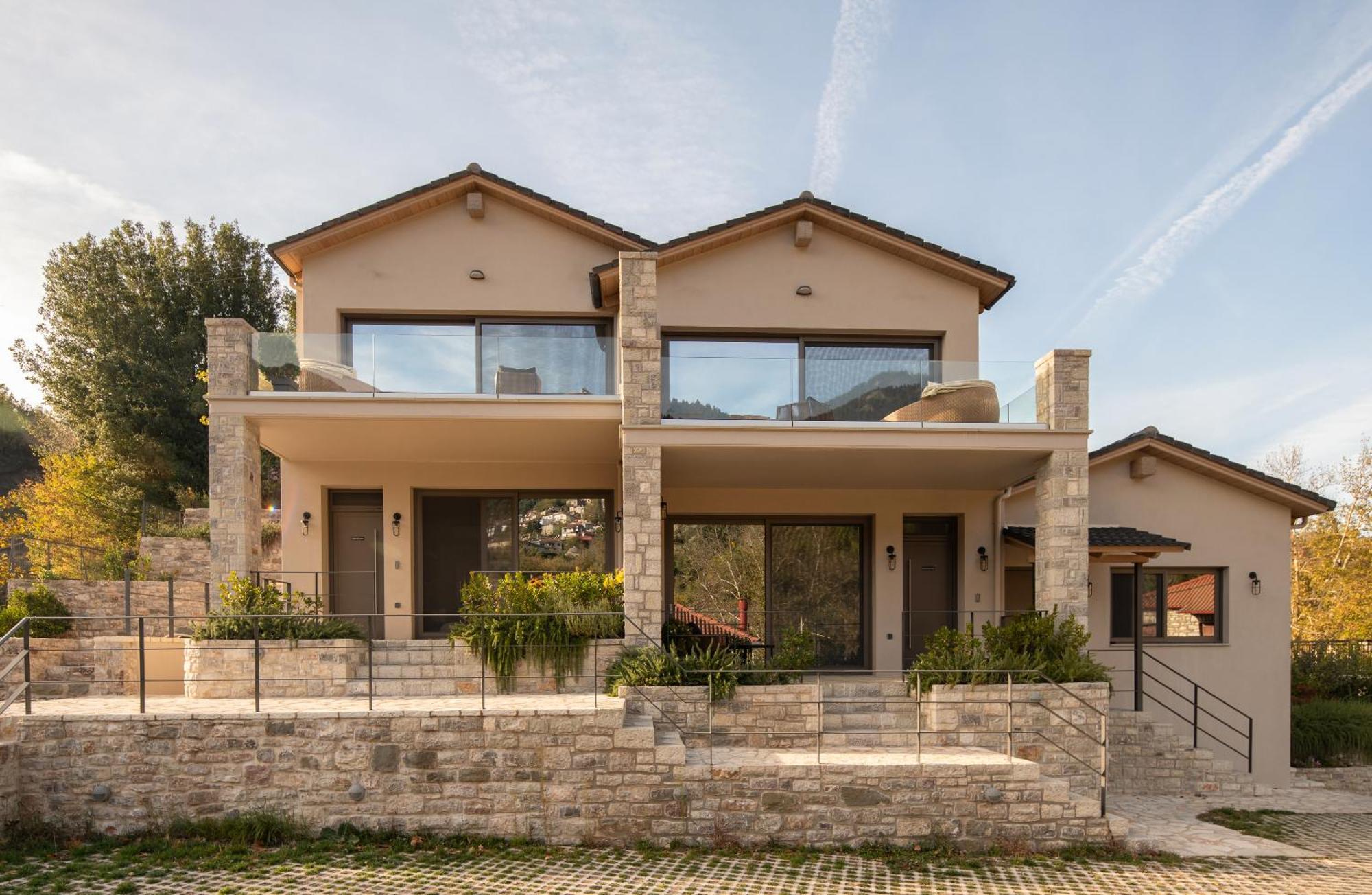 Evora Luxury Suites Mega Chorio Exterior foto
