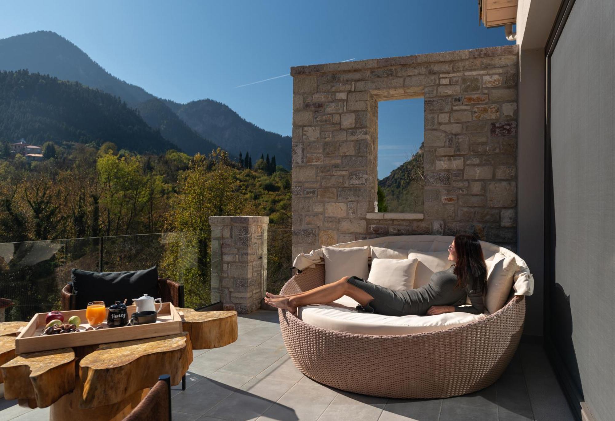 Evora Luxury Suites Mega Chorio Exterior foto
