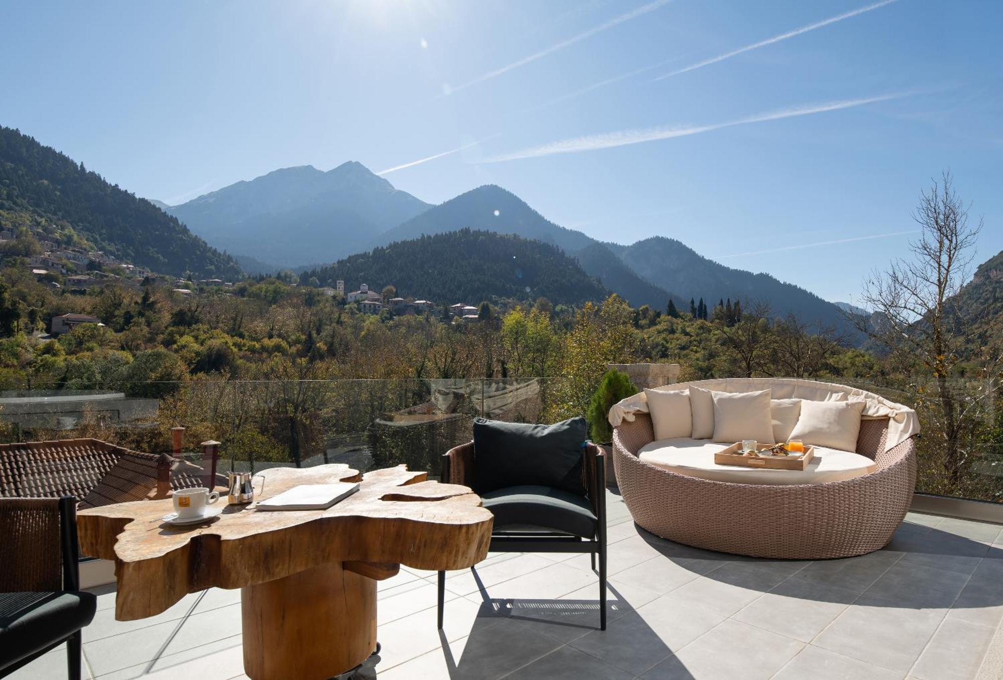 Evora Luxury Suites Mega Chorio Exterior foto
